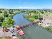 Pedestrian Bridge Installation 3